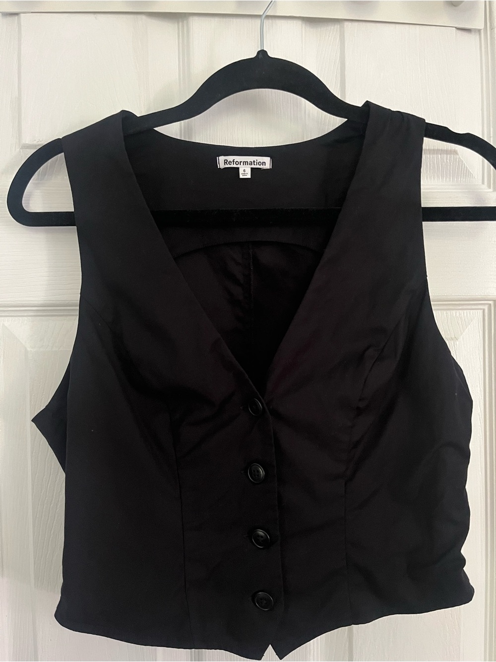 Reformation cotton vest